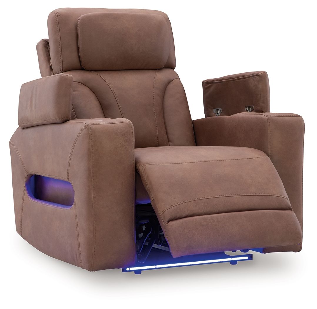 Point Clear - Power Recliner / Adj Headrest - Caramel