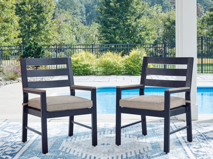 Mabry Shores - Arm Chair With Cushion (Set of 2) - Blue
