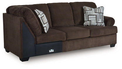 Landsings - RAF Sofa With Corner Wedge - Chocolate