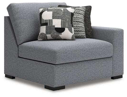 Bealton - RAF Corner Chair - Salt And Pepper
