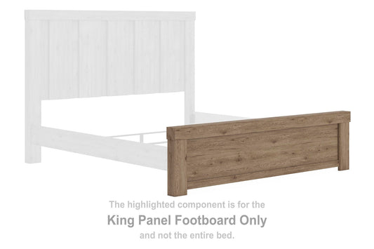 Garistyn - King Panel Footboard - Light Brown
