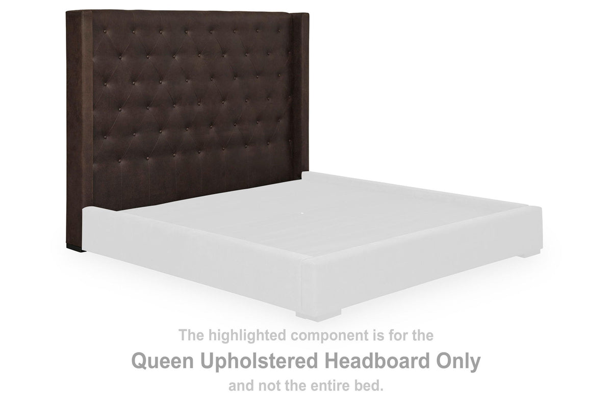 Fremindon - Queen Upholstered Headboard - Coffee