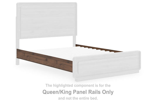 Hollinaze - Queen/King Panel Rails - Walnut Brown