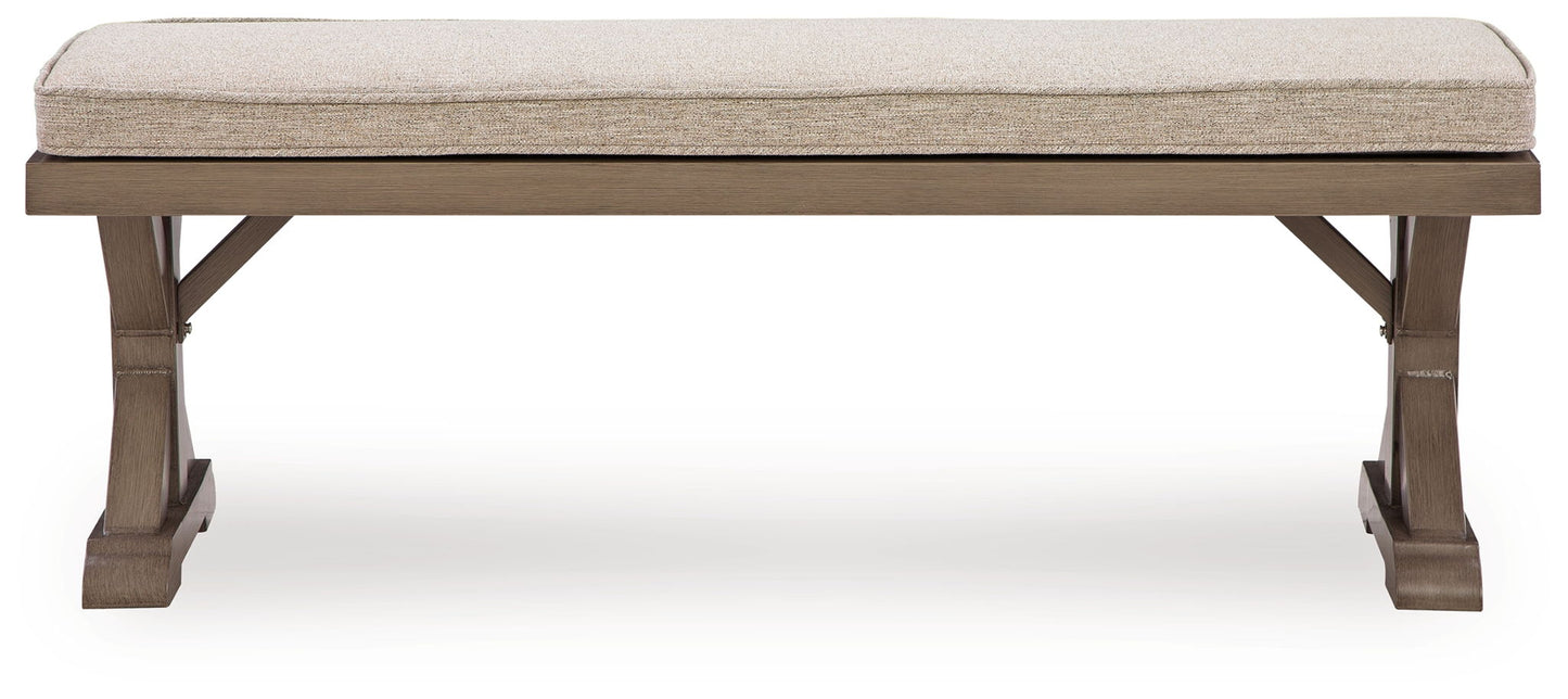 Revare Beach - Bench With Cushion - Beige