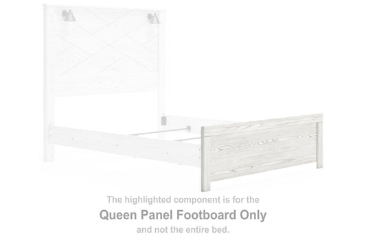 Gerridan - Queen Panel Footboard - White