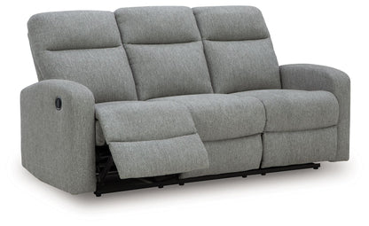 Moreau Place - Reclining Sofa - Sterling