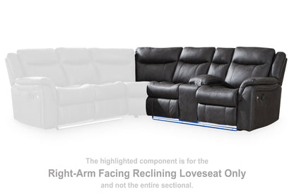 Perarrygin - RAF Reclining Loveseat - Eclipse