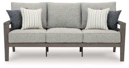 Hillside Barn - Sofa With Cushion - Gray / Brown