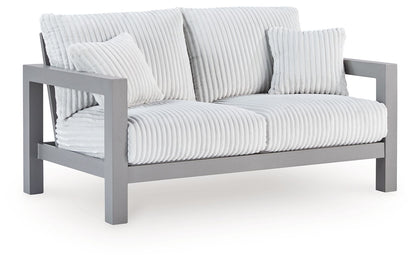 Moonlight View - Loveseat With Cushion - Gray