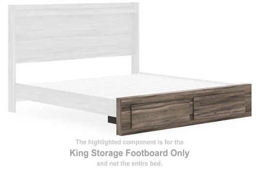 Baystorm - King Storage Footboard - Brown
