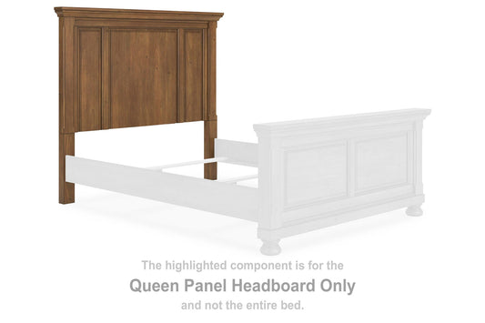 Vandenmore - Queen Panel Headboard - Medium Brown
