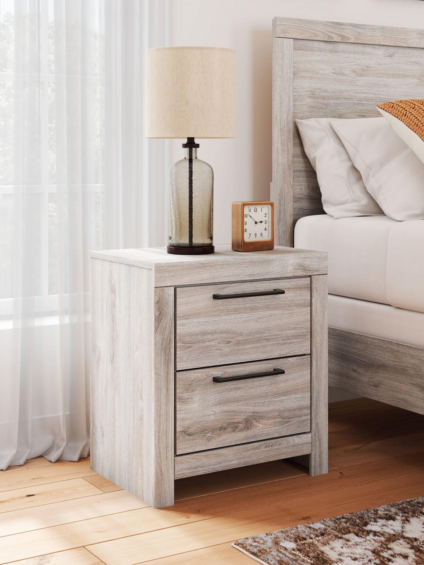 Jonnifer - Two Drawer Night Stand