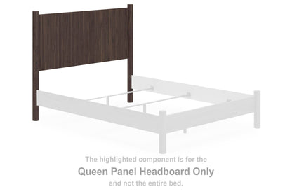 Cadmori - Queen Panel Headboard - Brown