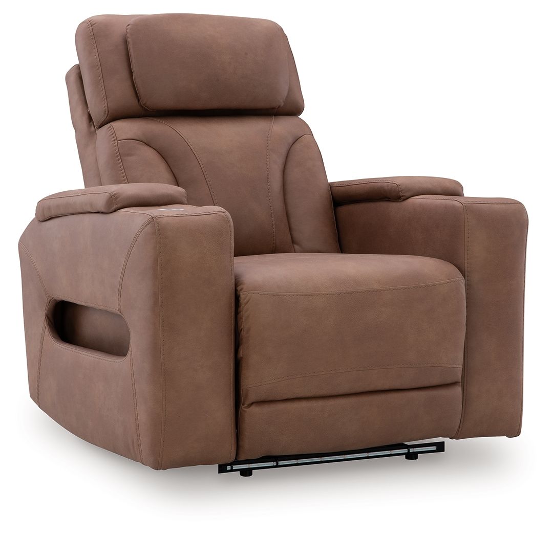 Point Clear - Power Recliner / Adj Headrest - Caramel