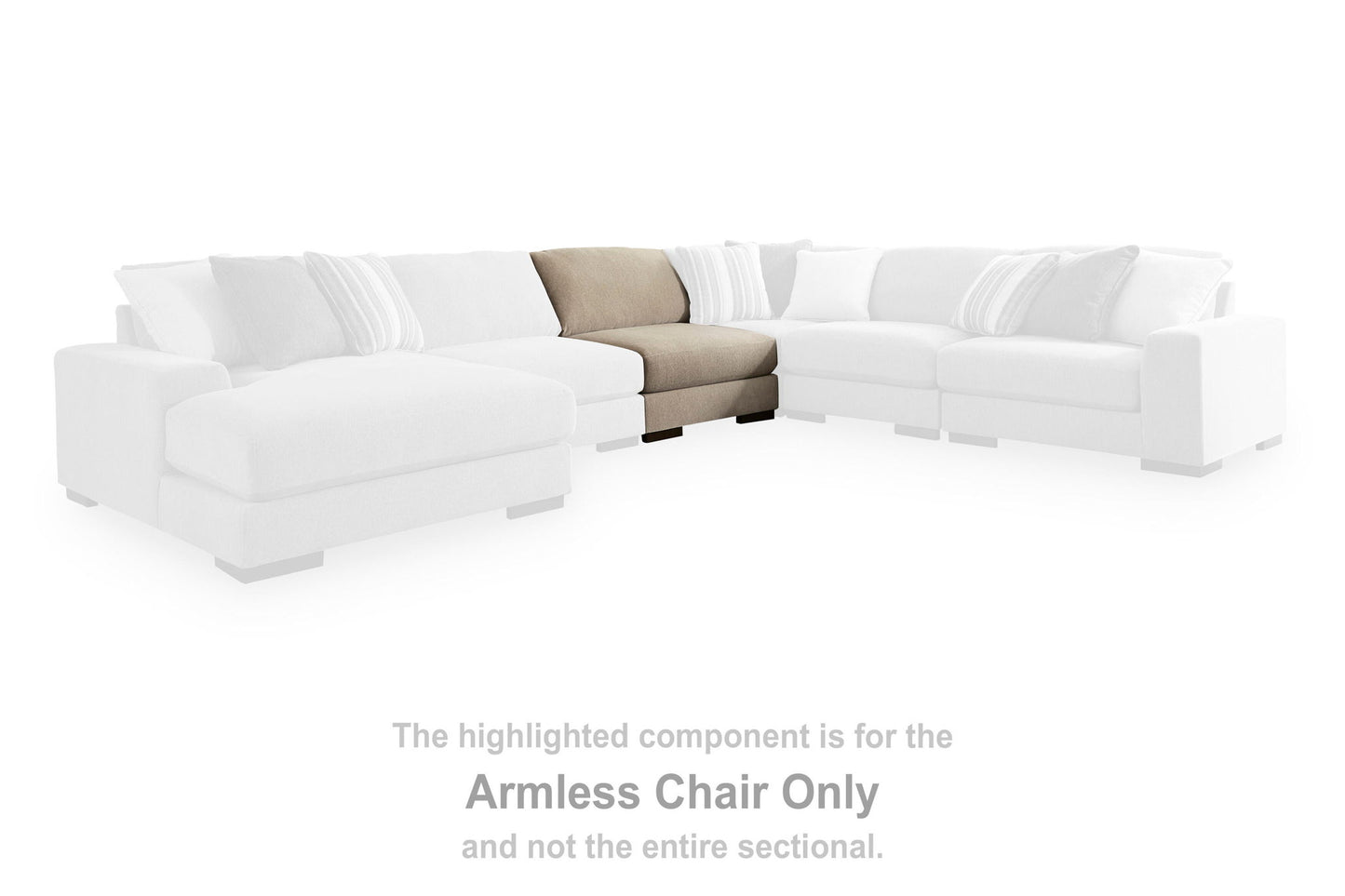 Linenhause - Armless Chair - Dune