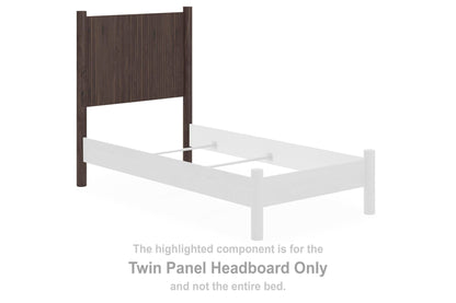 Cadmori - Twin Panel Headboard - Brown