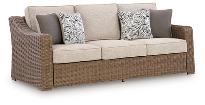 Revare Beach - Sofa With Cushion - Beige