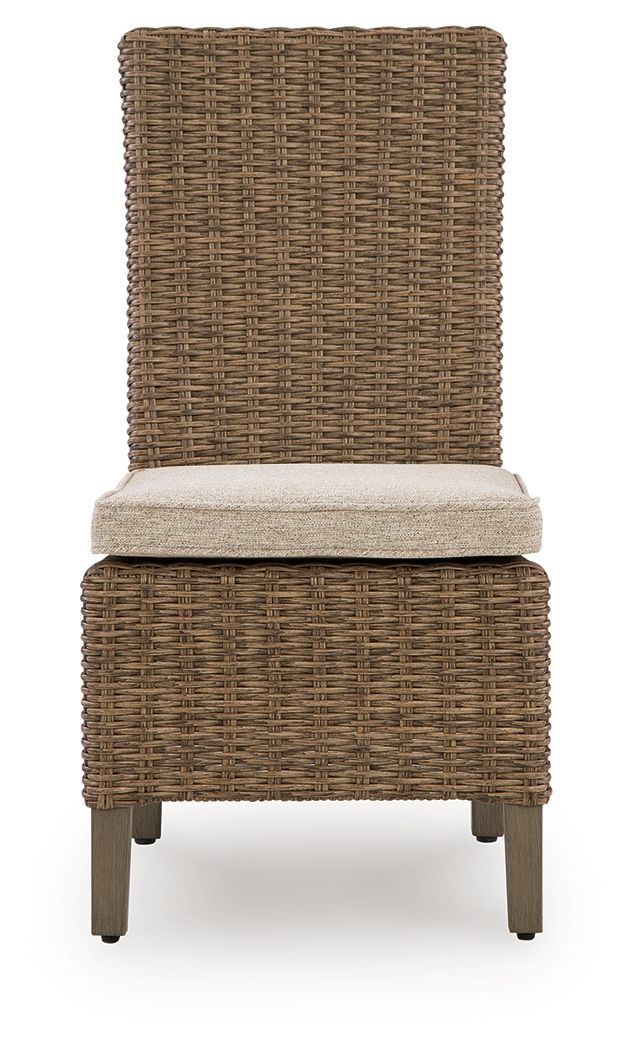 Revare Beach - Side Chair With Cushion (Set of 2) - Beige