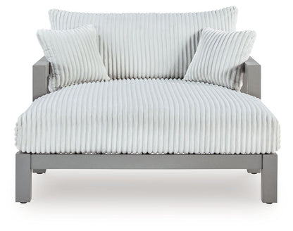 Moonlight View - Chaise Lounge With Cushion - Gray