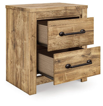 Branstony - Two Drawer Night Stand - Brown
