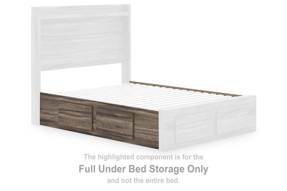 Baystorm - Full Under Bed Storage - Brown