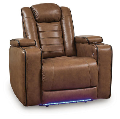 Metro Oasis - Power Recliner With Adjustable Headrest - Amber
