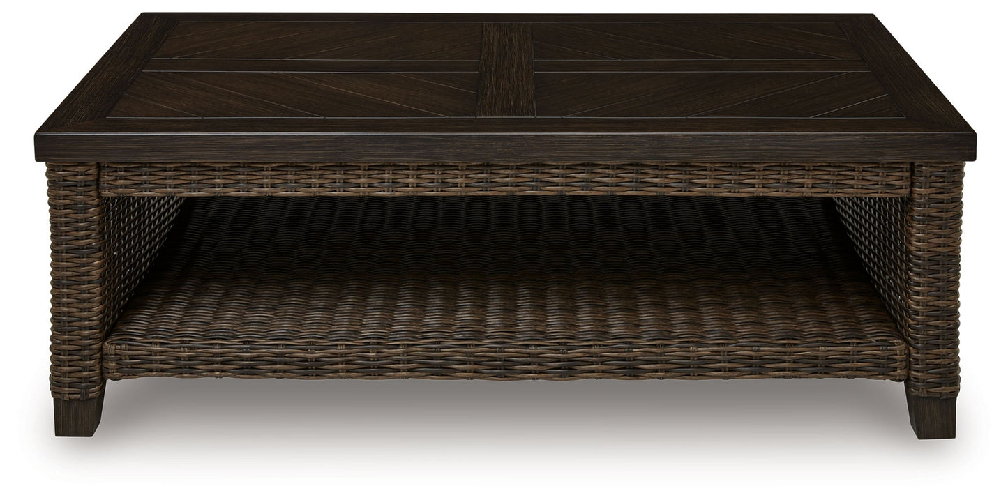 Drakes Beach - Rectangular Cocktail Table - Dark Brown