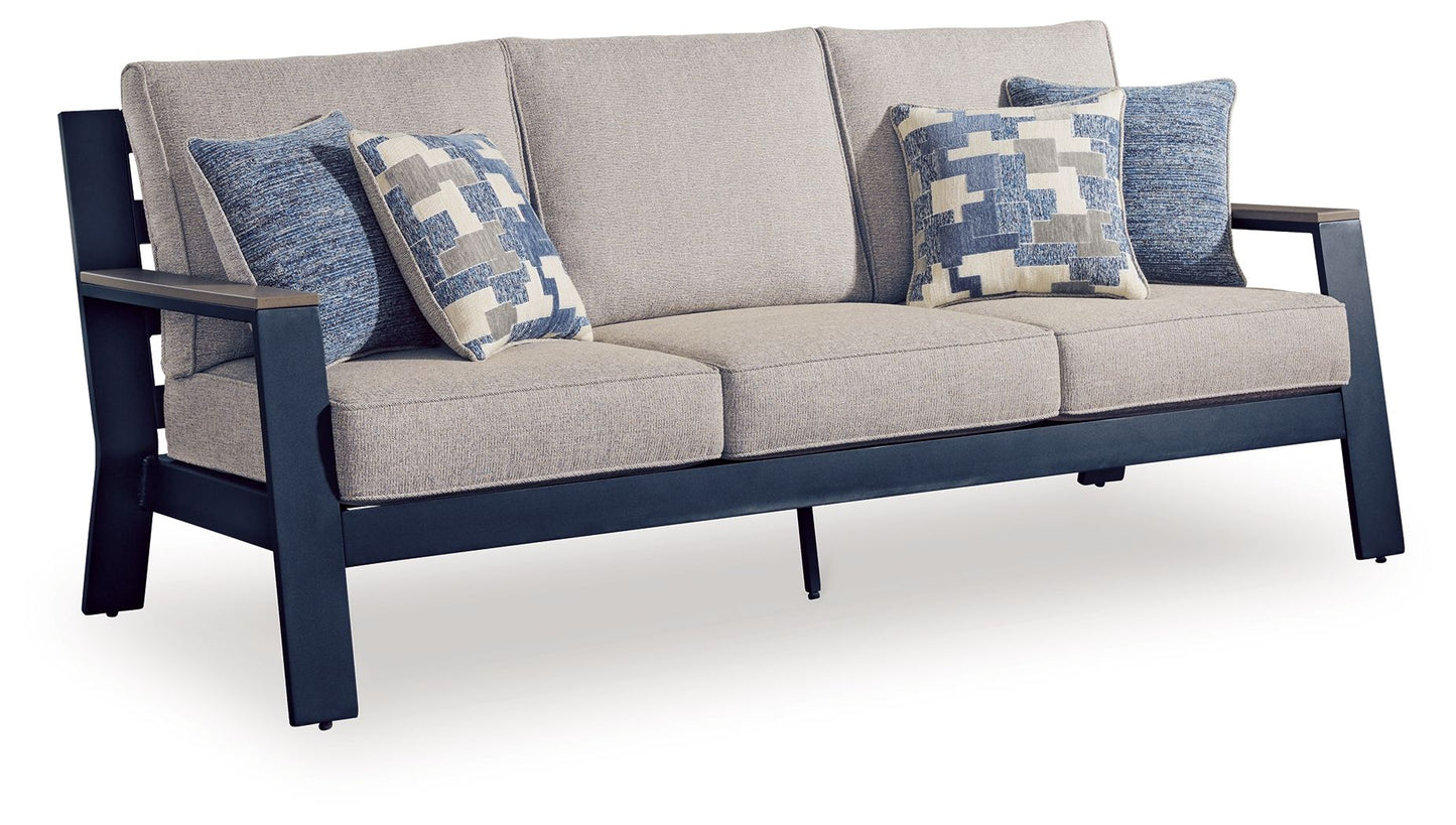 Mabry Shores - Sofa With Cushion - Blue