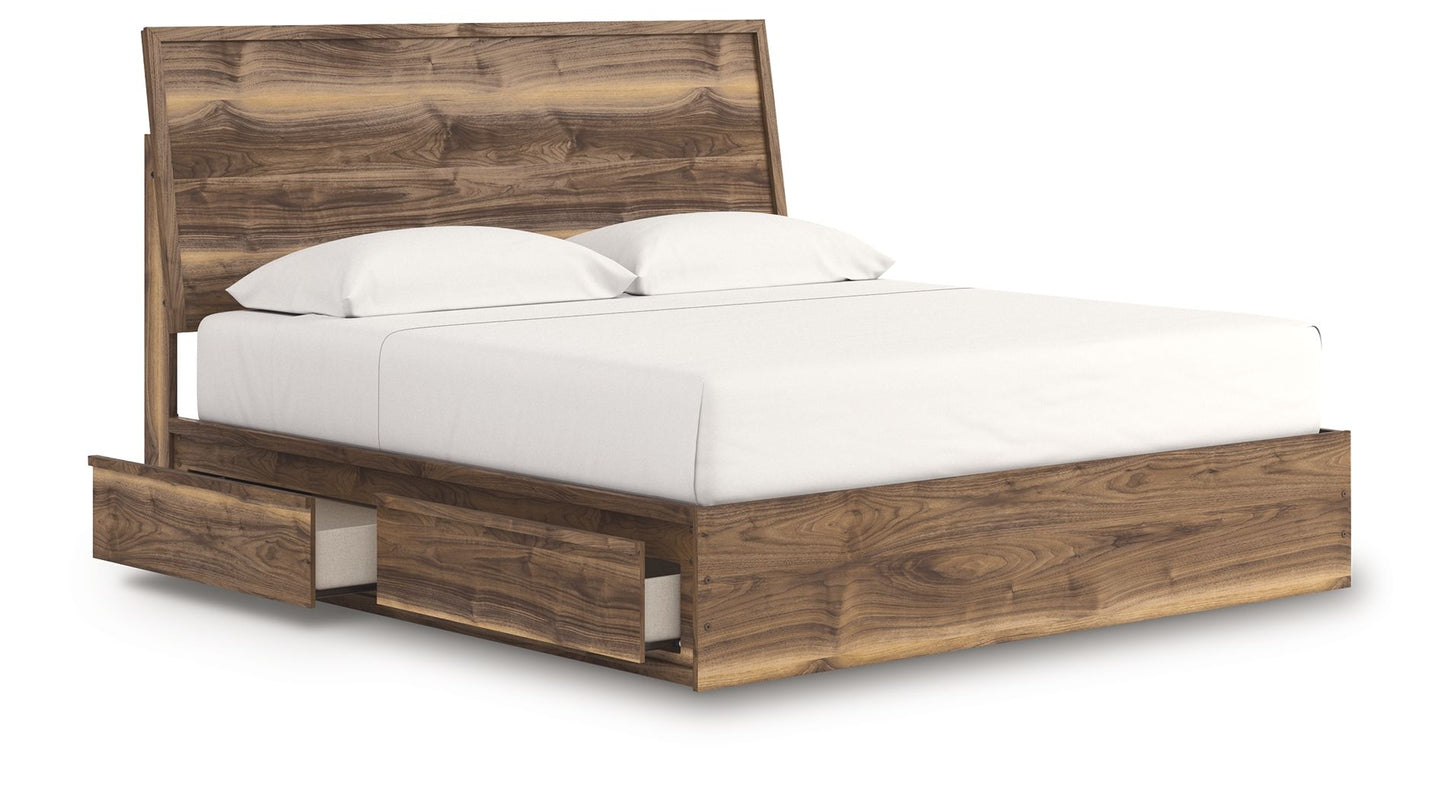 Zadilyn - Panel Bed With Storage