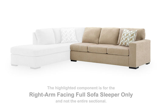 MaKaylen - RAF Full Sofa Sleeper - Almond