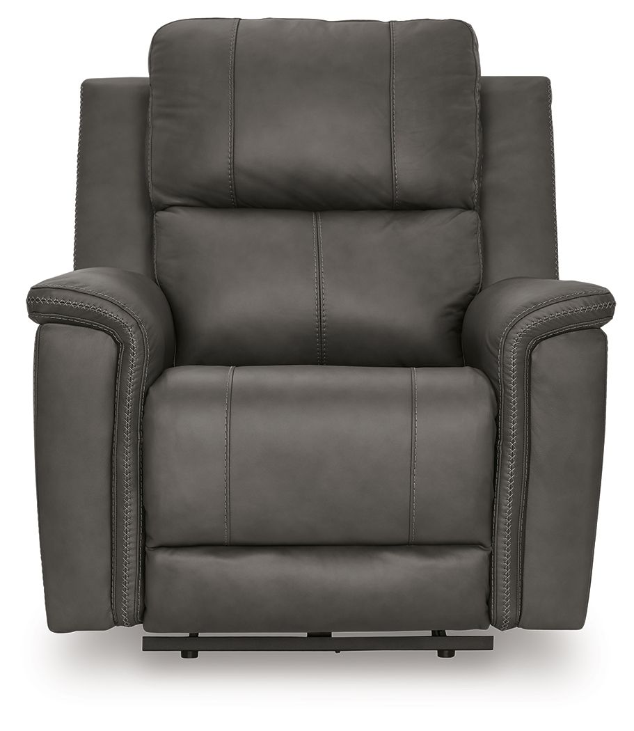 Beryton - Power Recliner With Adjustable Headrest