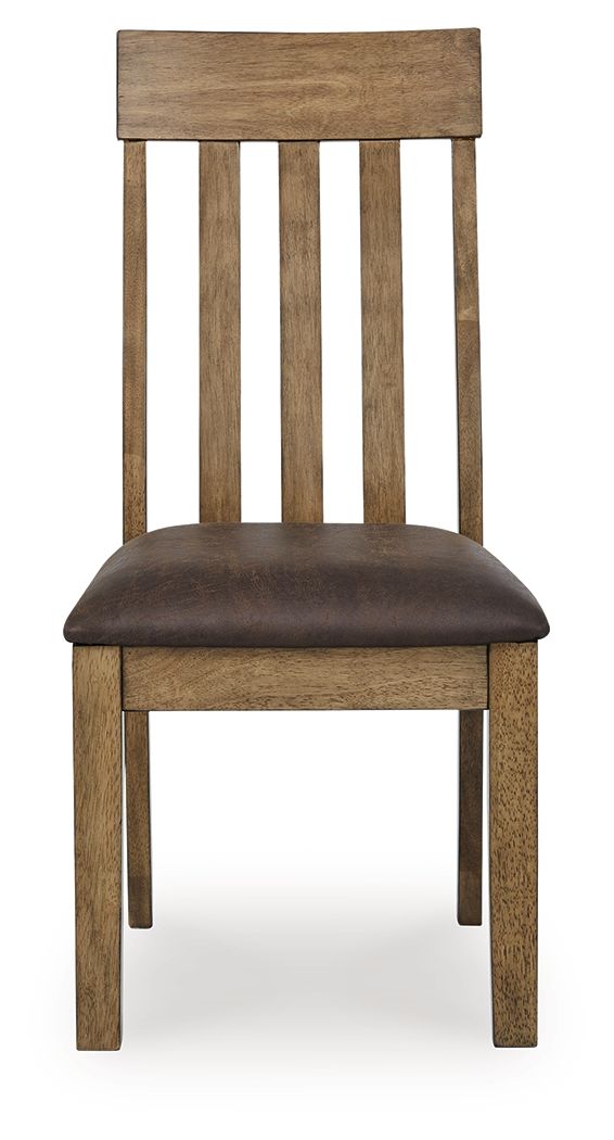 Broxtyn - Dining Upholstered Side Chair (Set of 2) - Light Brown