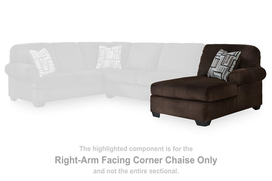 Landsings - RAF Corner Chaise - Chocolate
