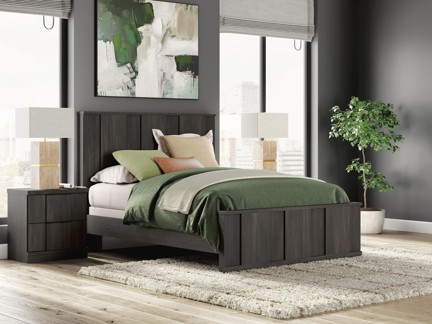 Jadiston - Panel Bed