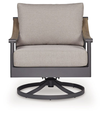 North Island - Swivel Lounge With Cushion - Gray