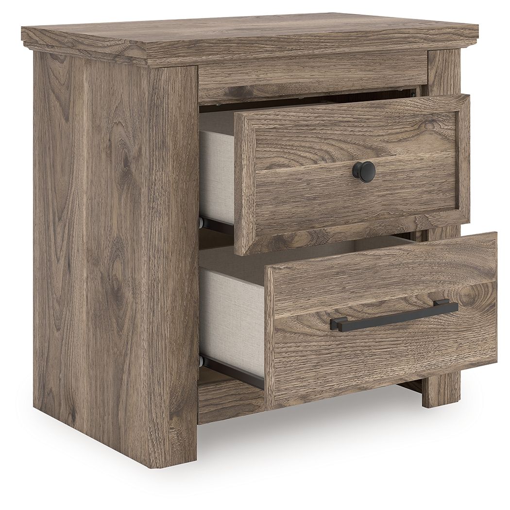 Keithland - Two Drawer Night Stand - Brown
