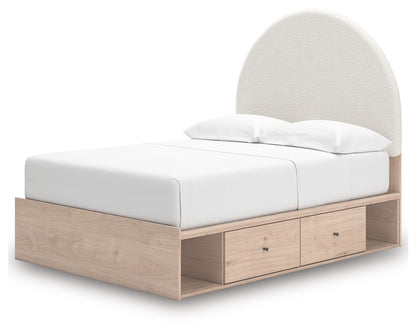 Shapella - Upholstered Panel Storage Bed