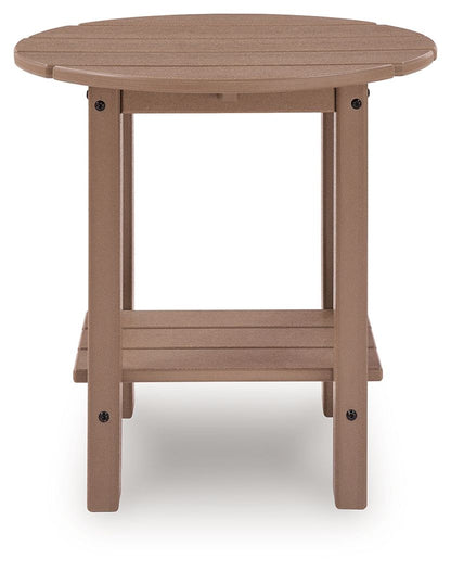 Cliffs Beach - Oval End Table - Driftwood
