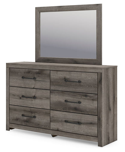 Urbanoore - Dresser And Mirror - Brown Gray