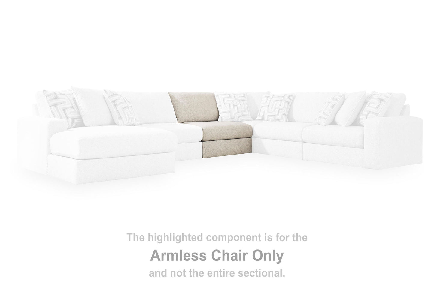 Toliar - Armless Chair - Feathered