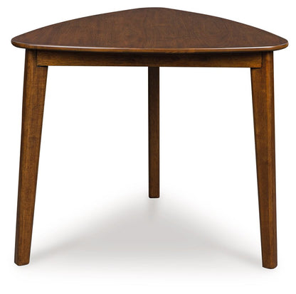 Lyncott - Triangle Dining Room Table - Brown