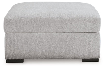 Gabyleigh - Ottoman With Storage - Nickel