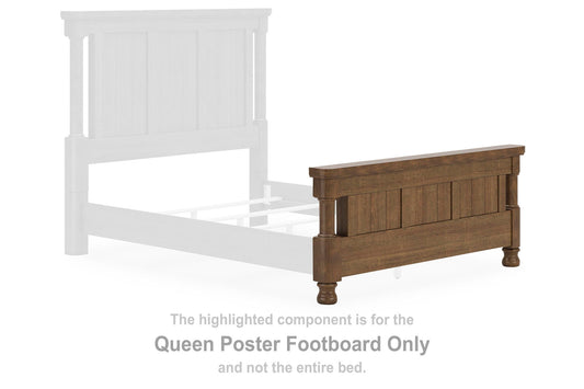 Chadworth - Queen Poster Footboard - Brown