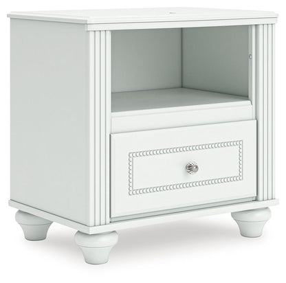 Maylilly - One Drawer Night Stand - White