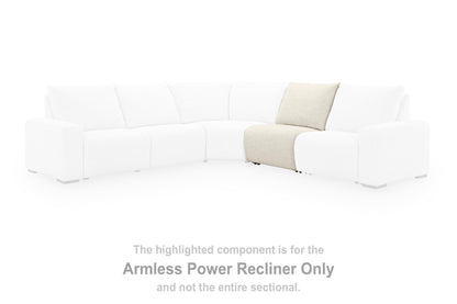 Caldriss - Armless Power Recliner - Chia