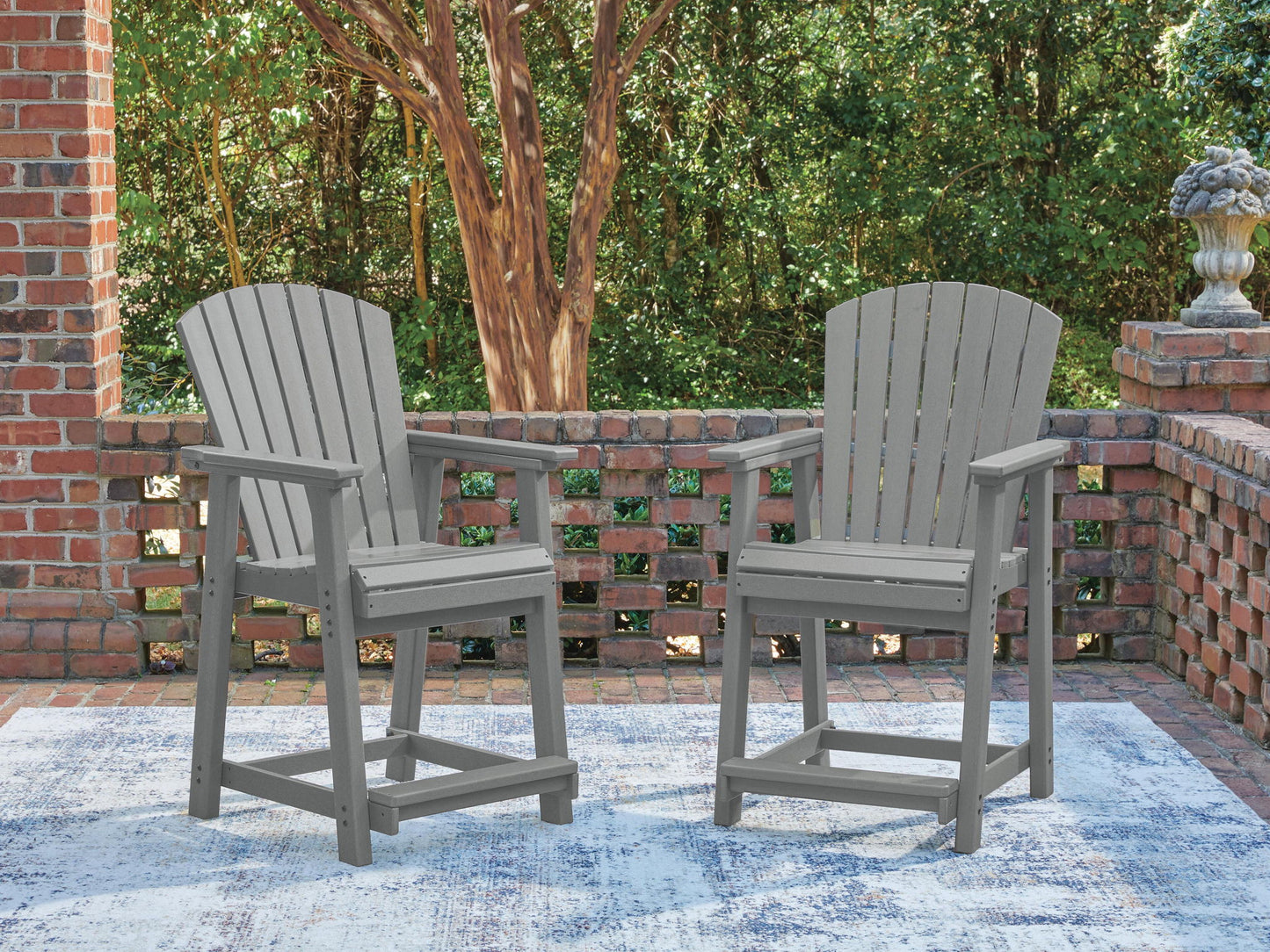 Ross Cove - Barstool (Set of 2) - Dark Gray
