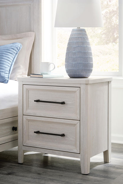 Cressenda - Two Drawer Night Stand - Dove White