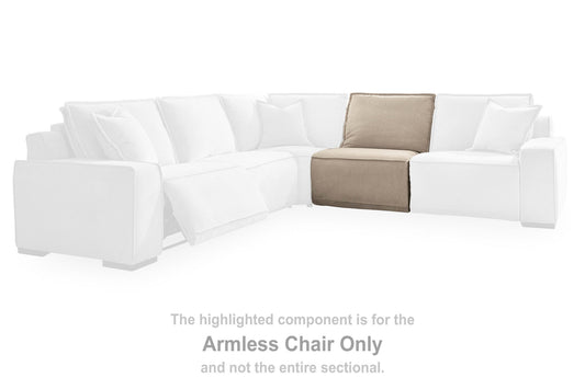 Carceri - Armless Chair - Cashmere