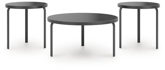 Dorylin - Occasional Table Set (Set of 3) - Black