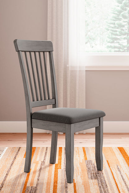 Shullden - Dining Room Side Chair (Set of 2) - Gray